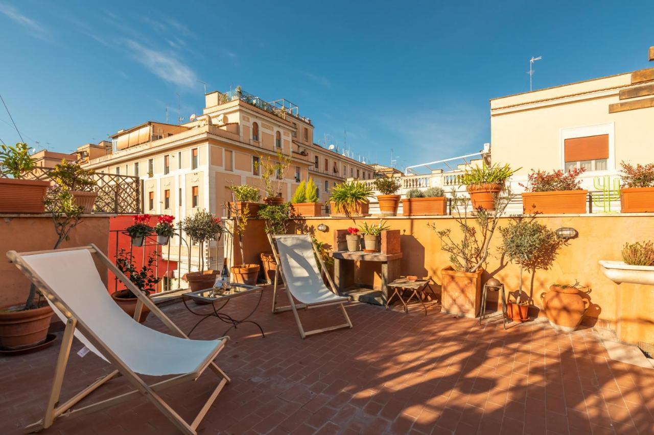 Bright And Comfy Terraced Apartment In Trastevere 로마 외부 사진
