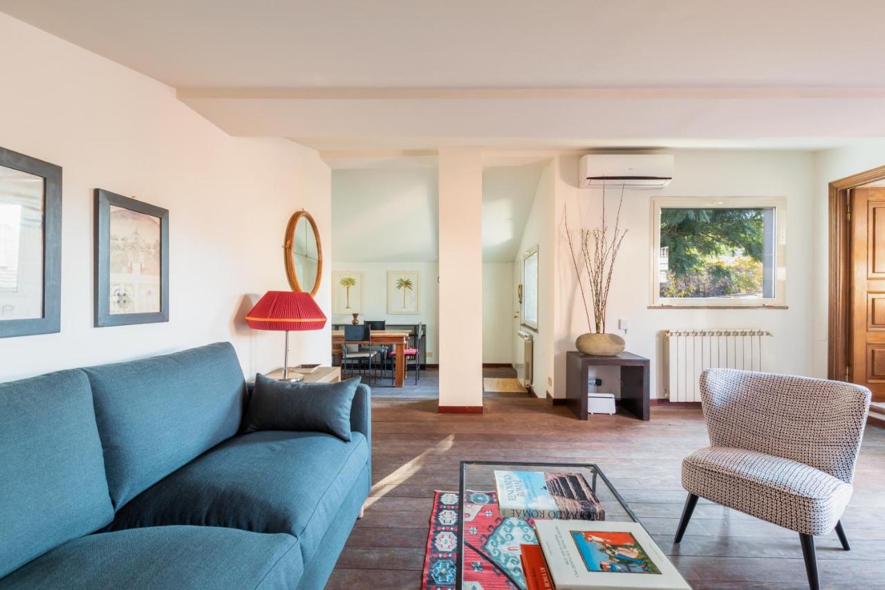 Bright And Comfy Terraced Apartment In Trastevere 로마 외부 사진