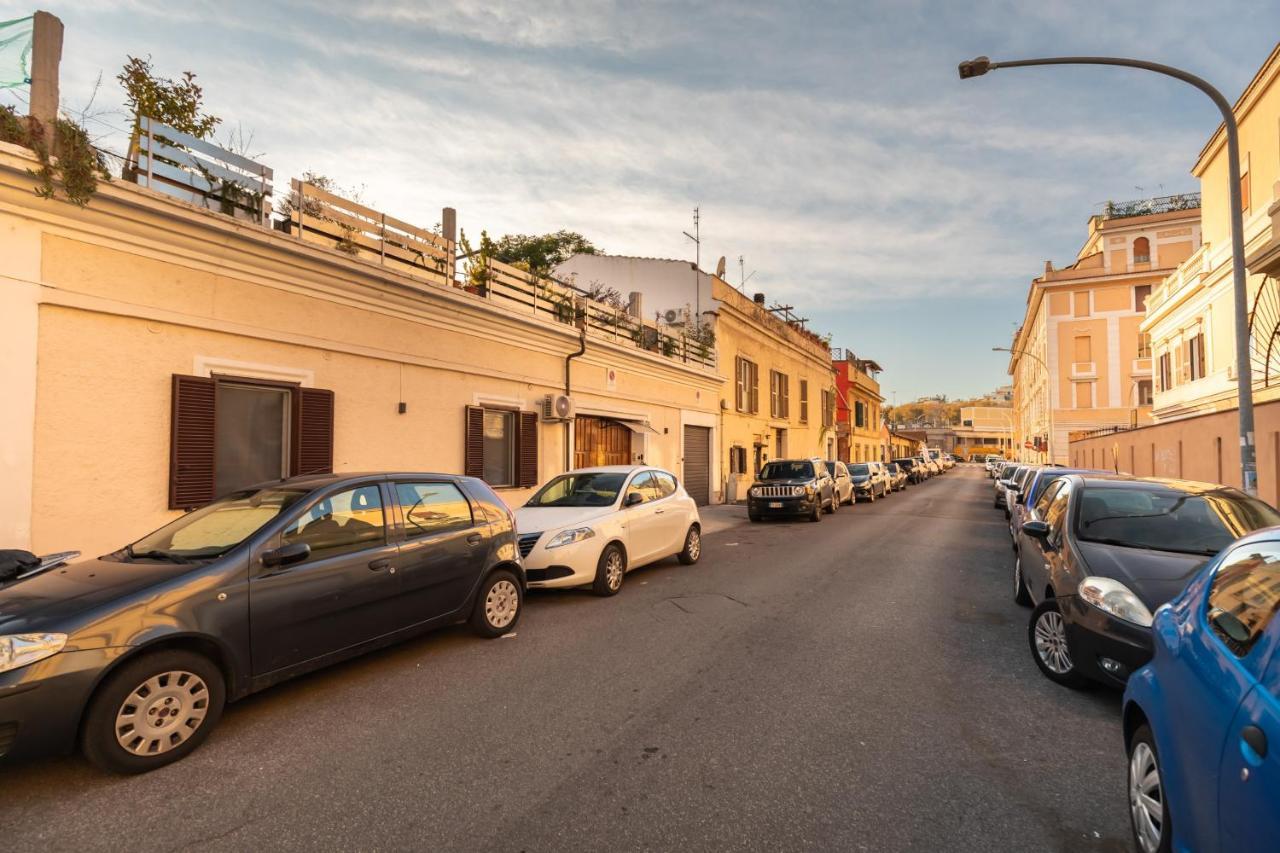 Bright And Comfy Terraced Apartment In Trastevere 로마 외부 사진